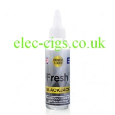 this shows a bottle of 50 ML iFresh Black Jack e-liquid
