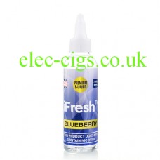 Image of a bottle of 50 ML Blueberry E-Liquid by iFresh