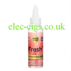 Image shows a bottle of 50 ML Strawberry E-Liquid by iFresh