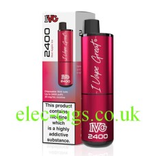 IVG 2400 Puff Disposable Pod Vape Red Apple Ice from £10.48