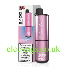 IVG 2400 Puff Disposable Pod Vape Strawberry Ice from £10.48