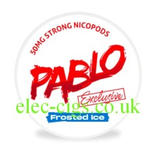 You are seeing the lid of Pablo Strong Nicopods Frosted Ice