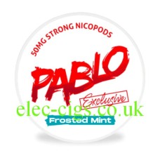 You are seeing the lid of Pablo Strong Nicopods Frosted Mint