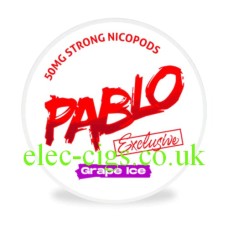 You are seeing the lid of Pablo Strong Nicopods Grape Ice