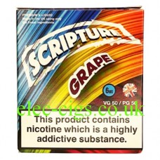 This box hides the best tasting Grape 3 x 10 ML E-Liquid by Scripture